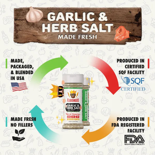 Garlic & Herb Salt Finisher - Flavor God