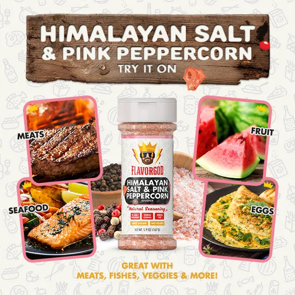 Himalayan Salt & Pink Peppercorn Finisher - Gold Combo - Flavor God