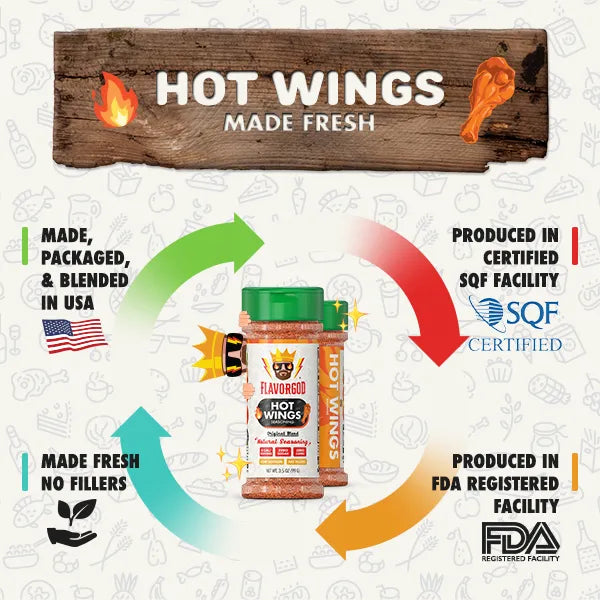 Hot Wings Seasoning - Flavor God
