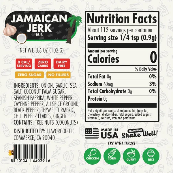 Jamaican Jerk Rub - Flavor God