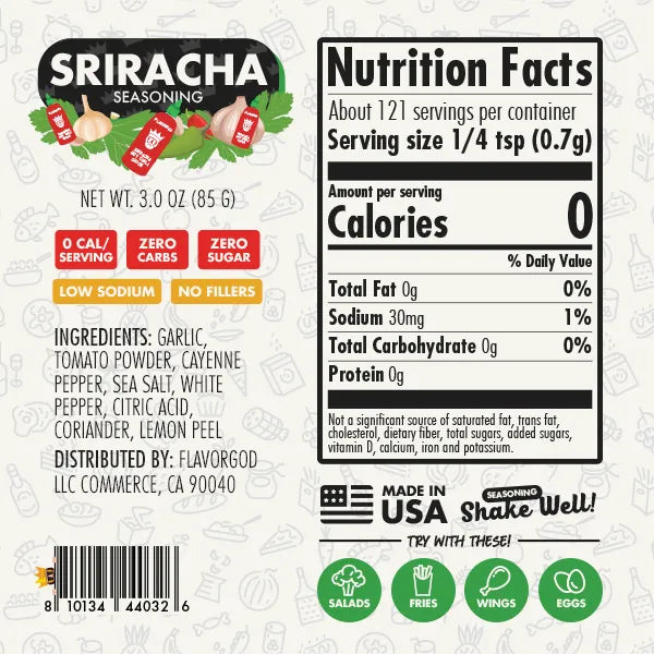 Sriracha Seasoning - $2 TUESDAY - Flavor God