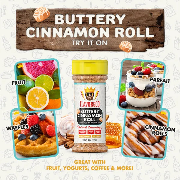 Buttery Cinnamon Roll Topper (Add-On Offer) - Flavor God