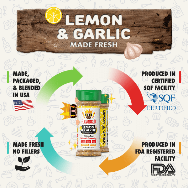 Lemon & Garlic Seasoning (Checkout Offer) - Flavor God
