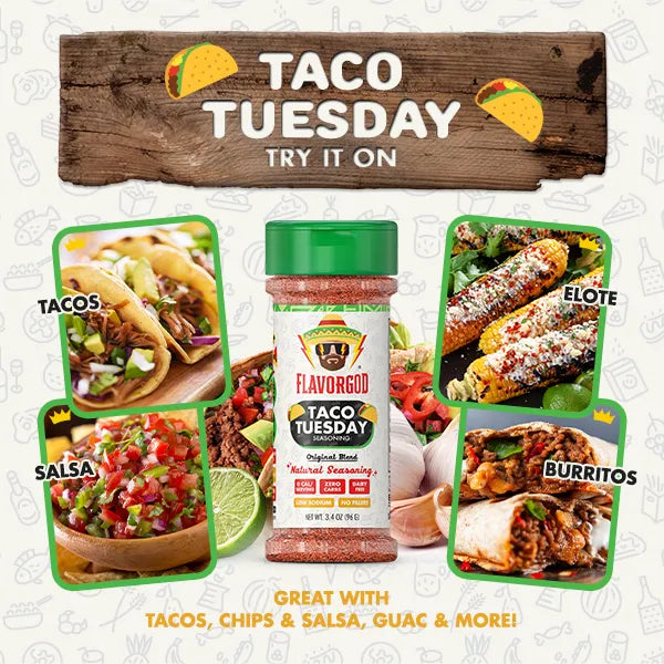 Taco Tuesday Seasoning (Team Salty) - Flavor God
