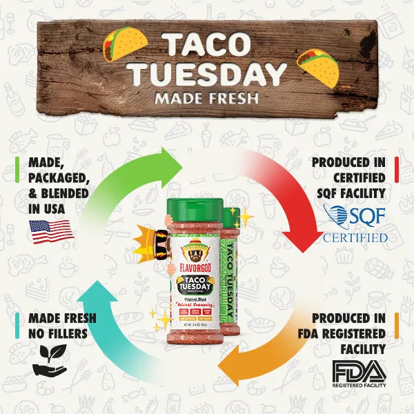 Taco Tuesday Seasoning (Team Salty) - Flavor God