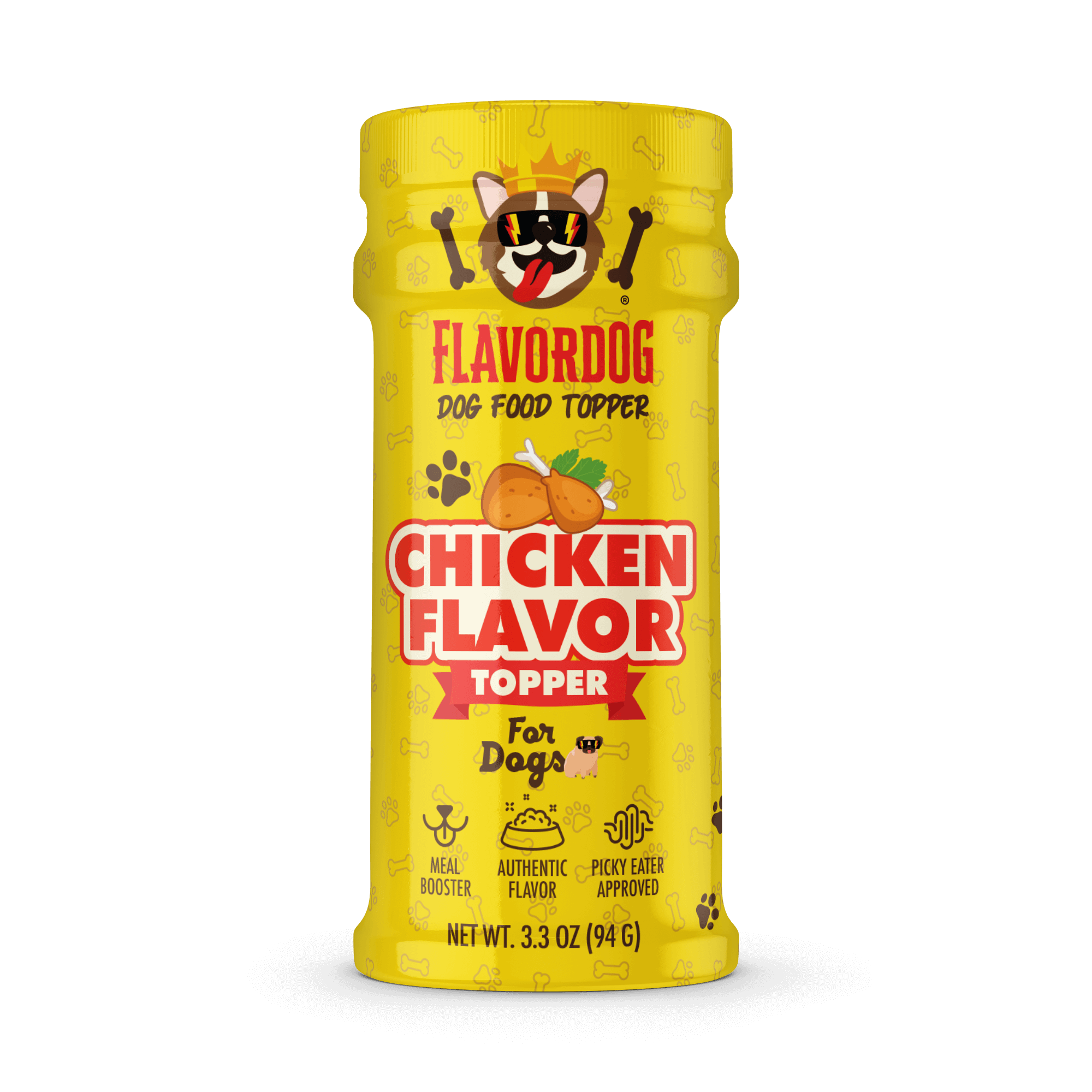 What's included in Chicken Flavored - Dog Food Topper