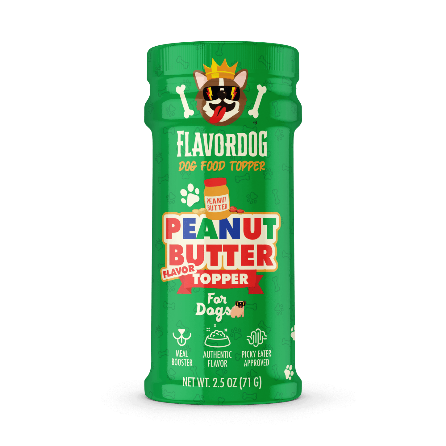 Peanut Butter Flavored - Dog Food Topper - Flavor God