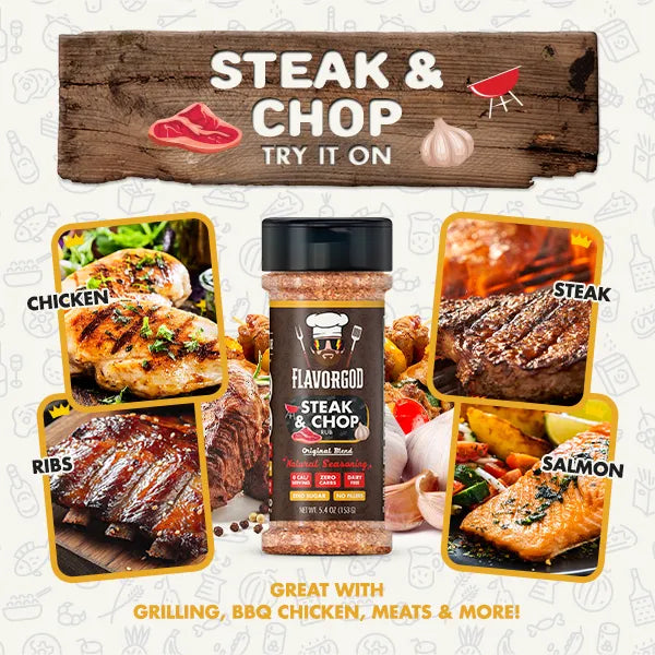 Steak & Chop Rub (VIP Add-On) - Flavor God