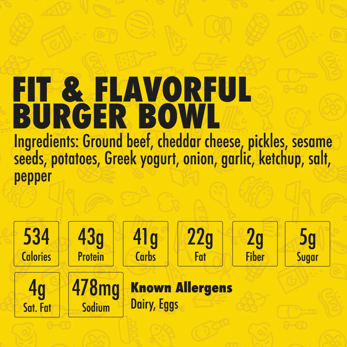 Fit & Flavorful Burger Bowl CM - Flavor God