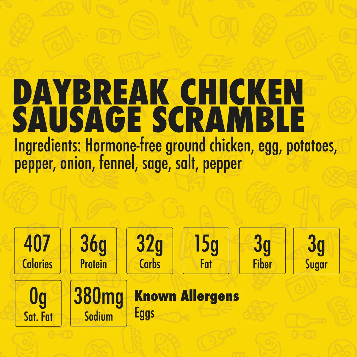 Daybreak Chicken Sausage Scramble CM - Flavor God