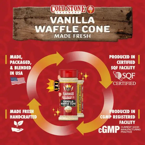 Cold Stone Vanilla Waffle Cone - Valentine's Day - Flavor God