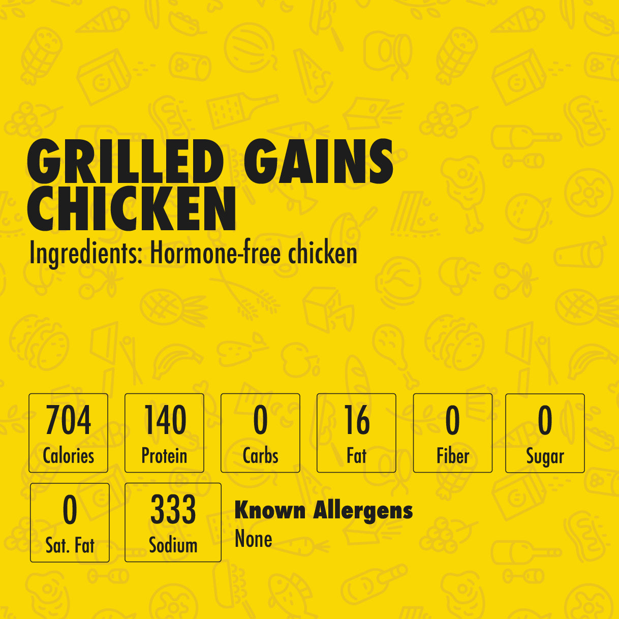 By the Pound Grilled Gains Chicken - Flavor God