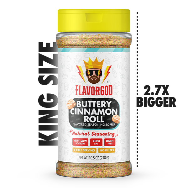 King Size Buttery Cinnamon Roll Topper
