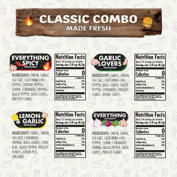 Classic Combo Set (Special Offer) - Flavor God