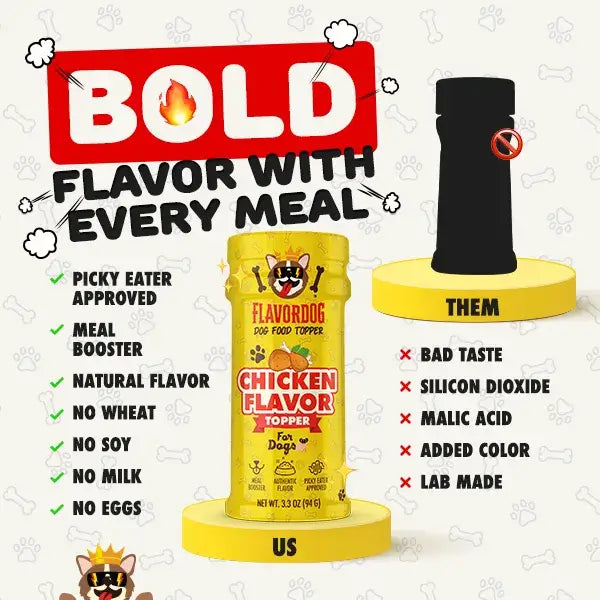 Chicken Flavored - Dog Food Topper - $2 TUESDAY - Flavor God