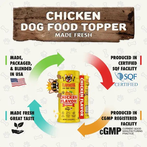 Chicken Flavored - Dog Food Topper - $2 TUESDAY - Flavor God