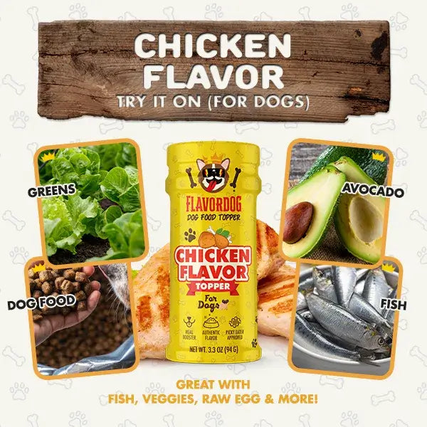 Chicken Flavored - Dog Food Topper - $2 TUESDAY - Flavor God