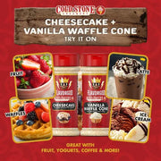 Cold Stone Combo - Cheesecake + Vanilla Waffle Cone - Flavor God