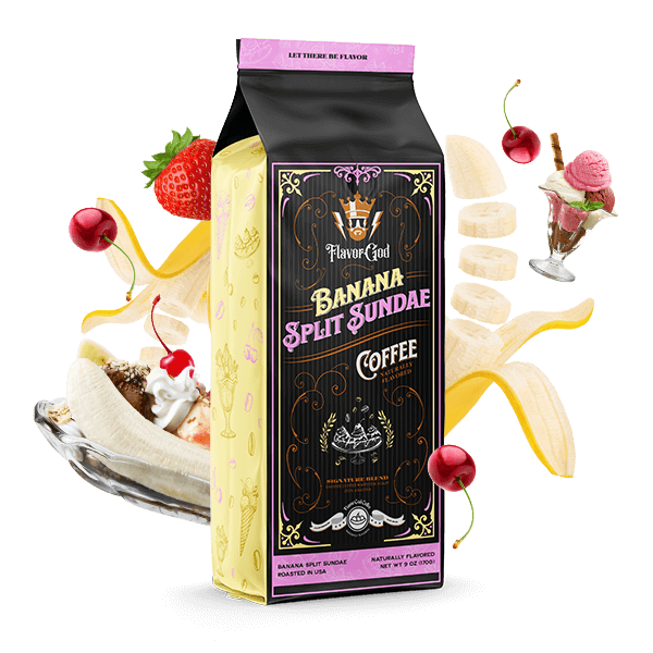 Banana Split Sundae Ground Coffee (Naturally Flavored)